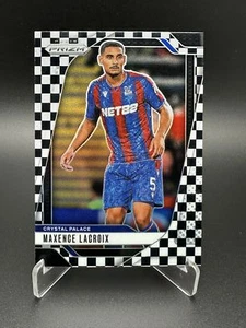 Panini Prizm EPL 2024-25 - Maxence Lacroix #169 cuadros en blanco y negro - Palacio - Imagen 1 de 2