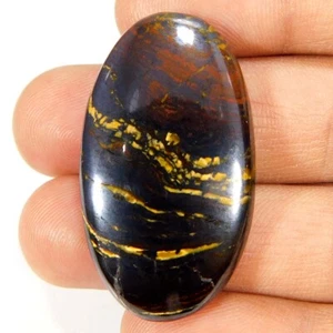 Maravilloso Tigre de Hierro Natural 57,20 Cts. Piedras preciosas sueltas de cabujón ovalado - Imagen 1 de 3