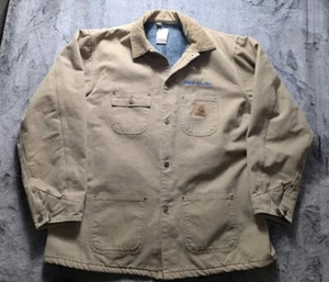 Vintage Carhartt CO2 SDL Chore Blanket Lined Jacket Men Size XL Tall Made In USA - Picture 1 of 13