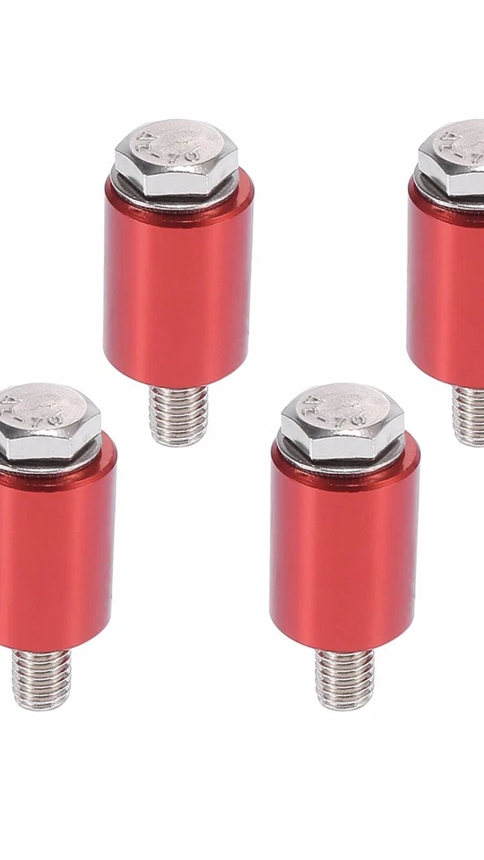 Elevador espaciador elevador capó 15 mm rojo Mitsubishi Evo 4 5 6 7 8 9 Colt 3000GT FTO Foto 1 de 1