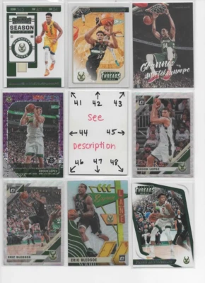NEW Milwaukee Bucks U-PICK Serial #'d JERSEY Rookies GIANNIS KHRIS JRUE LOPEZ - Image 1 of 4