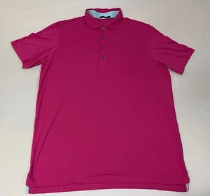 Greyson Hemd Herren XXL Pink Polo Pocket Golf Active Button 2XL Blau Logo Active - Bild 1 von 6