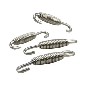 4 Pieces 55mm Exhaust spring Pipe Muffler Springs Swivel 55mm Motorcycle - Picture 1 of 10