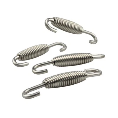 4 Pieces 55mm Exhaust spring Pipe Muffler Springs Swivel 55mm Motorcycle - Image 1 of 4