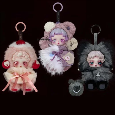 POPMART AUTHENTISCHER SKULLPANDA YOU FOUND ME SERIE PLÜSCH ANHÄNGER & CONFIRMED BOX