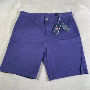 Pantalones Cortos Vineyard Vines Para Hombres 33 Azul 9" Breaker Cortos Chinos Elastizados Informales NUEVO - Imagen 1 de 15