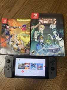 Nintendo Switch Konsole System + Spiel DuskDiver 2 Dungeon Munchy Sammler RPG X - Bild 1 von 4