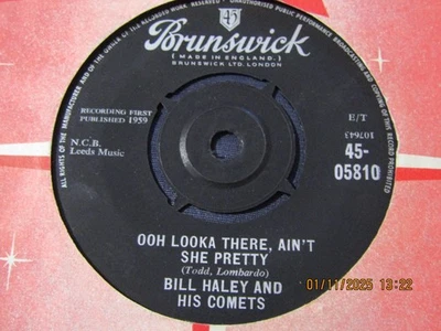 BILL HALEY & HIS COMETS-OOH LOOKA THERE AIN'T SHE PRETTY-BRUNSWICK - Image 1 of 2
