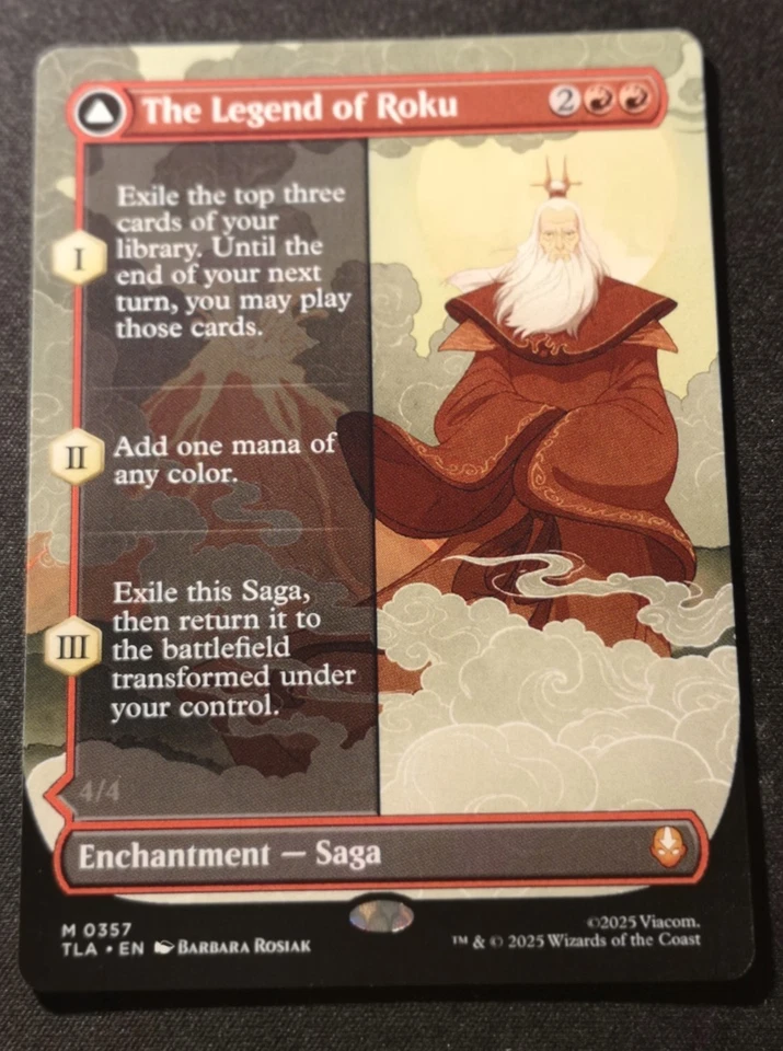 The Legend Of Roku - Borderless - TLA - MTG - EN - NM - 0357 - Image 1 of 2