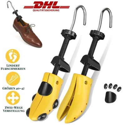 2 Stück Schuhspanner Schuhdehner Premium Schuhweiter Holz Schuhstrecker 40-47 EU - Bild 1 von 4