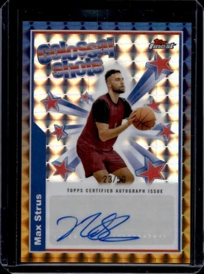 2024-25 Finest Max Strus Colossal Shots Auto Gold Geometric Refractor #23/50 - Image 1 of 2