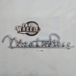 Masterpiece Rear Trunk Emblem For Mercedes Benz W124 NEW - Picture 1 of 5