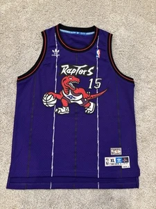 Adidas Toronto Raptors Vince Carter#15 Hardwood Classics Stitched Mens XL Jersey - Picture 1 of 8