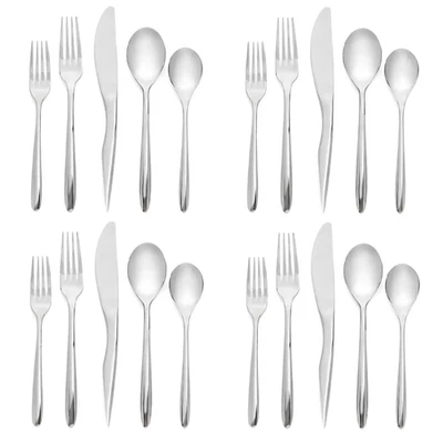 Nambe Dune 18/10 Stainless Steel 20pc. Flatware Set (Service for Four) - Image 1 of 4