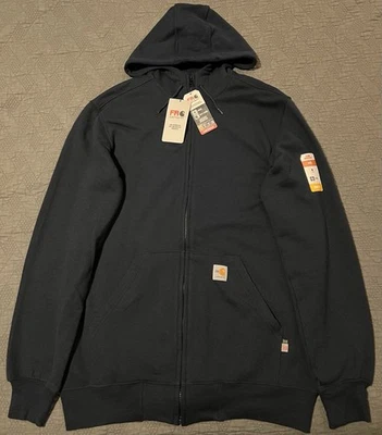 🟥🔥🟥 CARHARTT FORCE FR SUDADERA CON CAPUCHA Y CREMALLERA RESISTENTE AL FUEGO HOMBRE MEDIANA ALTA Foto 1 de 4