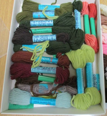 34 Assorted Colours Full and Part Skeins Anchor Tapisserie Wool 146 grams - Image 1 of 4