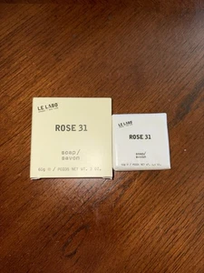 NEU POSTEN 2 Riegel Le Labo Rose 31 Körperseife 40 g 1,4 Unzen & 2 Unzen Reisegröße 100 g - Bild 1 von 3