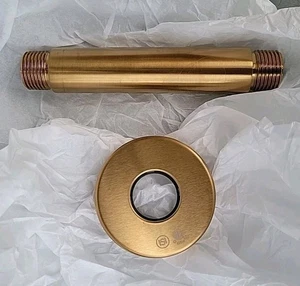 Signature Hardware 4" Decken Duscharm Gebürstetes Gold. SHRSC40BG ohne Karton - Bild 1 von 6