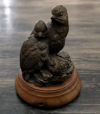 RARA Estatua de Pájaro de Bronce Ernie Muehlmatt Southeastern Wildlife Expo Firmada 24/250 Foto 1 de 4