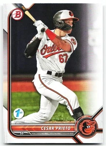 🔥 2022 Bowman Draft 1st Edition #BD-133 Cesar Prieto - Picture 1 of 2