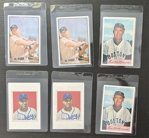 1989 Bowman Sweepstakes Reprints Lot (6) Mantle, Williams, Reese β Vintage Stars - Picture 1 of 7