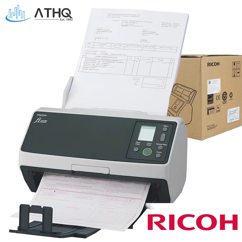 RICOH FI-8170 Professional High Speed Color Duplex Document Scanner 70ppm USB - Image 1 of 4