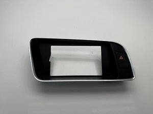 2009-2014 Audi Q5 Center Dash Radio Bezel with Hazard Switch 8R1 857 186 N - Picture 1 of 9