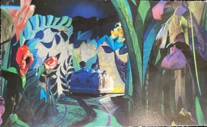 Disneyland Postcard Alice in Wonderland Ride POV Fantasyland Vintage DISNEY - Picture 1 of 5