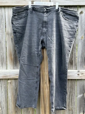 Levi's 541 Jeans Men's Size 52x30 Athletic Tapered Leg Black Denim Jeans - Image 1 of 4