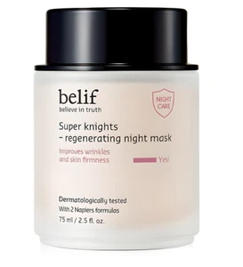 Belif Super Knights Regenerating Night Mask 75ml – Firmness & Wrinkle Care, 2ea - Picture 1 of 2