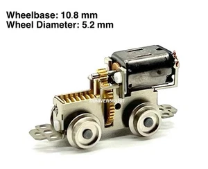 HOn30/HOe/009/On18 Aru Schmalspurlok Triebwerk Fahrgestell 10,8mm/5,2mm - Bild 1 von 1
