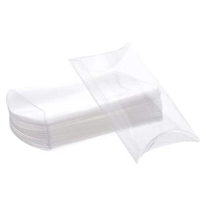 30 Pack Clear Plastic Pillow Favor Box Candy Treat Gift Box for Wedding Party - Picture 1 of 8