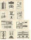 Stampa antica SALINE SALE 11 TAV. Encyclopedie Diderot 1785 Antique print