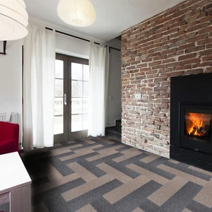 Teppichfliesen Dielen Pine | selbstliegend | Bodenbelag Teppichboden | 100x25cm - Bild 1 von 38