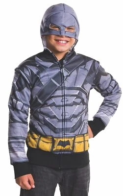 Armored Batman Hoodie vs Superman Superhero Fancy Dress Halloween Costume - Image 1 of 2
