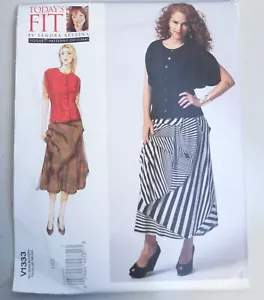 Vogue Patterns by Sandra Betzina V1333 Women Vintage Blouse & Skirt OSZ Uncut - Picture 1 of 2