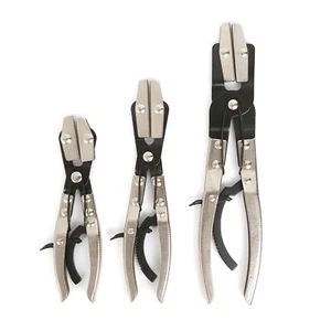 3pcs Ratcheting Hose Pinch Off Pliers Set, 8" 10" 12" Car Hose Fuel Pinch Pliers - Picture 1 of 15