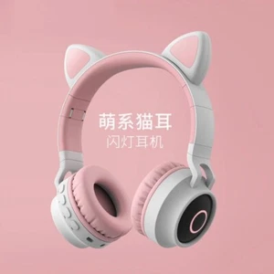 New Headworn Cat's Ears Mobile Phone Wireless Bluetooth Headset - Picture 1 of 27