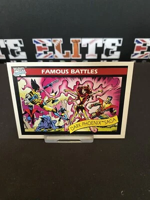 1990 Marvel Comics Impel Famous Battles Dark Phoenix Saga #98 B1-T1 - Image 1 of 2