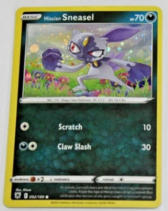 Pokemon 2022 Astral Radiance "Hisuian Sneasel" 092/189 Cosmos Holo NM - Picture 1 of 6