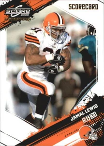 t2157 - 2009 Score Inscriptions Scorecard #68 Jamal Lewis /50 Browns NM-MT - Picture 1 of 2