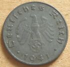 1941 German 10 Pfennig. Nice War Period Coin.
