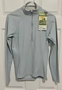 PATAGONIA Women Capilene 3 Zip Neck Light Blue Long Sleeve Jacket S NEW TAG - Picture 1 of 10
