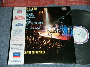 ROLLING STONES Japan 1982 L20P-1034 NM LP+Obi GIMME SHELTER - Foto 1 di 6