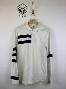 FAT FACE x FOLK, Mens Size M, Cream/Navy, Collared Sweatshirt,*EX COND* - Picture 1 of 6