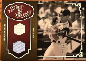 2005 Donruss Timber & Threads Combo Laynce Nix #TT-24 Texas Rangers - Picture 1 of 2