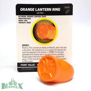 Heroclix Batman Equipo Set Anillo Linterna Naranja #S005 Objeto ¡con tarjeta! - Imagen 1 de 1