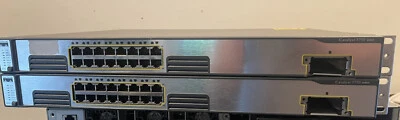 Cisco Catalys16-Port Managed Switch WS-C3750G-16TD-S TESTED 12.2(46)SE - Image 1 of 2
