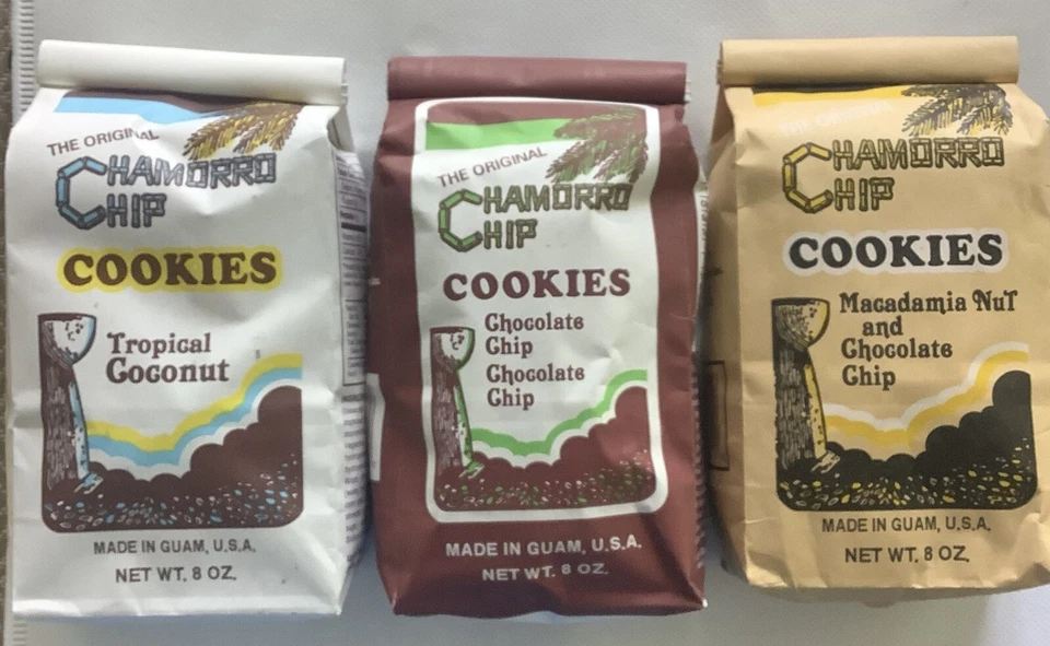Guam Chamorro Cookies TROPICAL COCONUT, MACADAMIA NUT & CHOCOLATE CHIP Exp 4/26 - Image 1 of 1