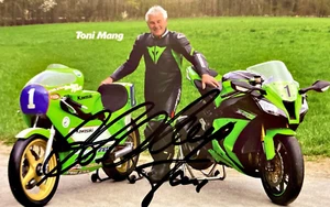 Autogramm Tony MANG HONDA mehr. Motorrad Weltmeister 1980er Karte aus 2020er xyz - Bild 1 von 1